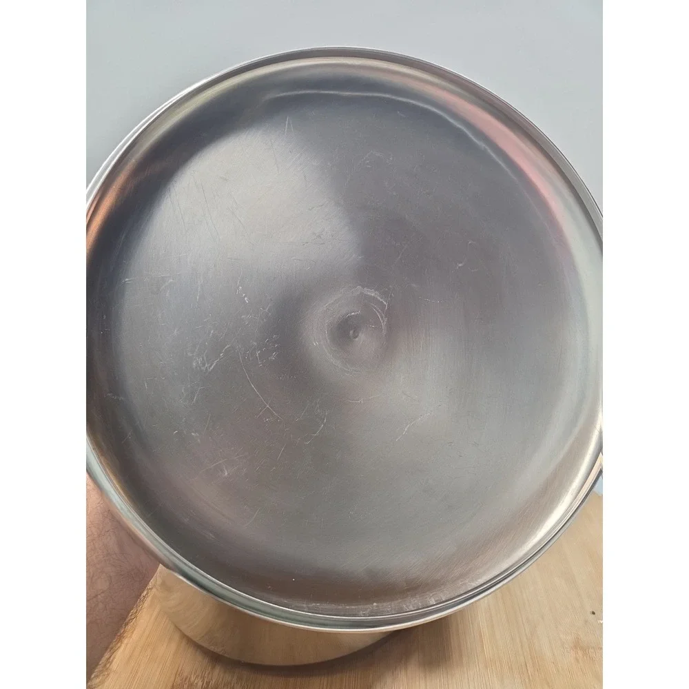 Revere Ware 4 1/2 Qt Stock Pot w/ Lid Clinton ILL USA Copper Bottom